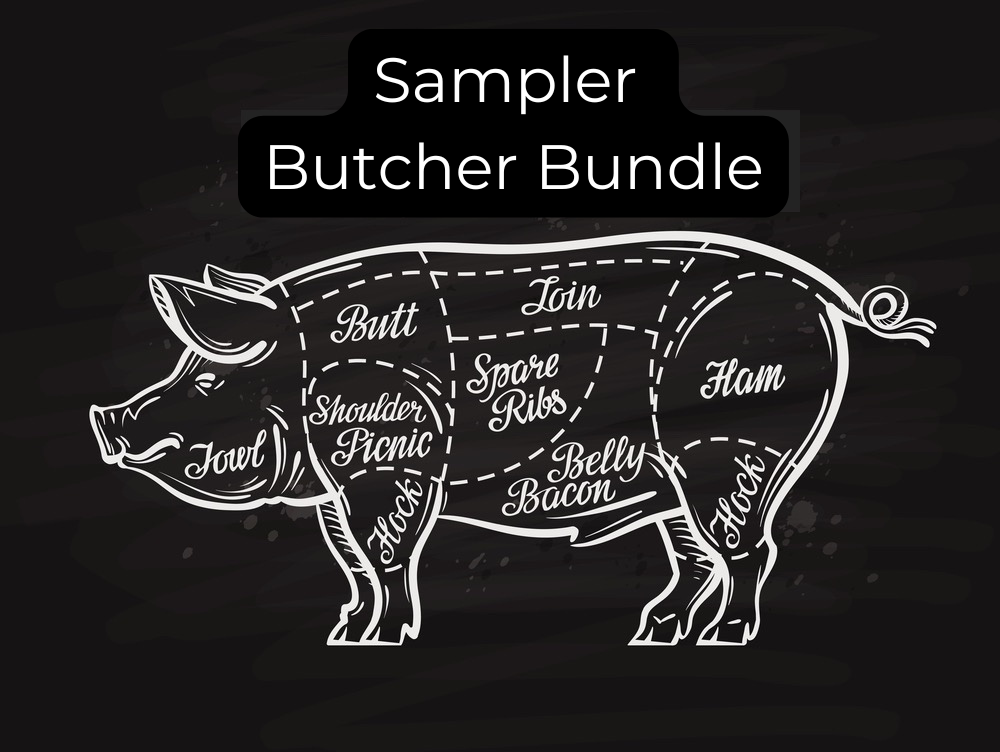 SAMPLER PORK BUTCHER BUNDLE (10 lbs)